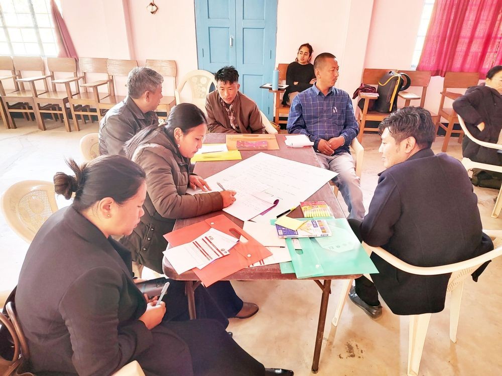 Participants on the first day of the ongoing workshop on inclusive assessments.